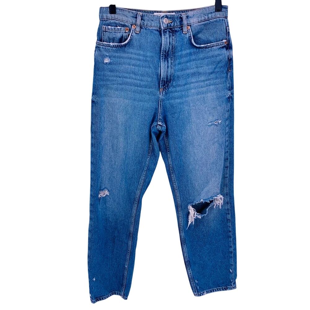 Zara Distressed Jeans Womens Size 4